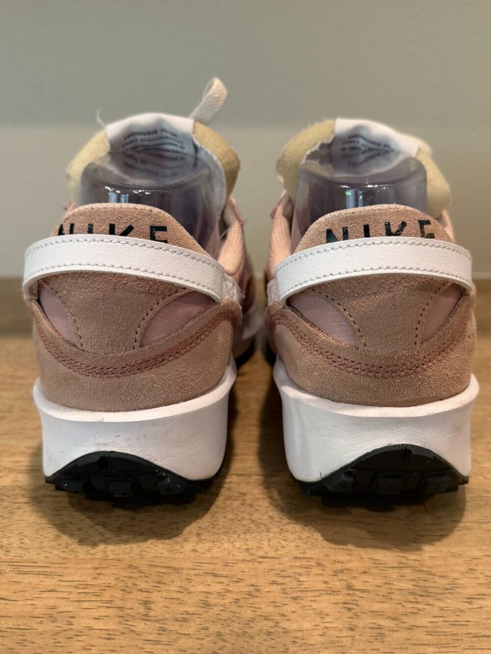 Nike Waffle Debut Pink Oxford White Sneakers Shoes DH9523-600 Women's Size 8 - Picture 4 of 11